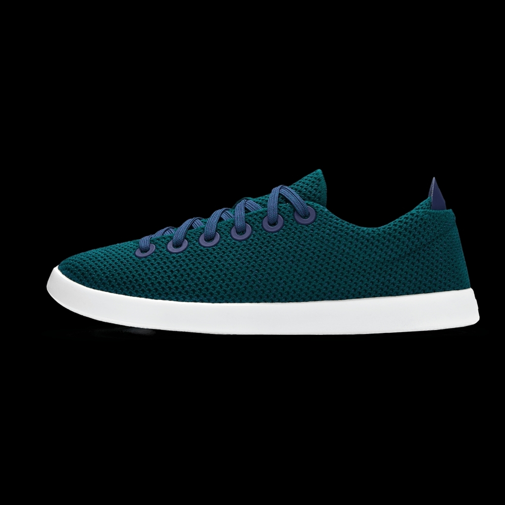 Allbirds sneakers, green tree pipers